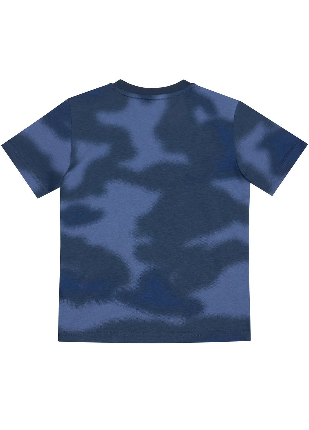 Синяя демисезонная футболка adidas Allover Print Camo GN4119