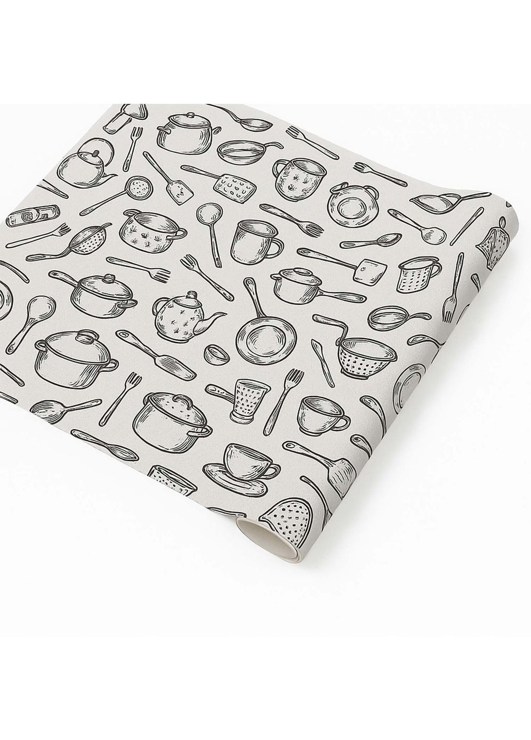 Антибактеріальний протиковзкий килимок для холодильника, кухні, полиць, ящиків шаф 45х100 см Kitchen Master (360801503)