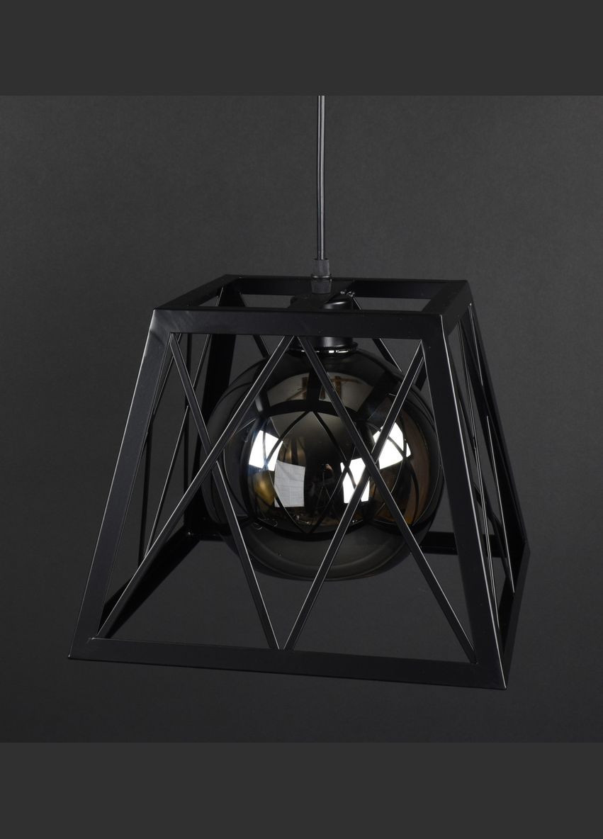 Люстра підвісна LOFT на 1 лампочку 27974 Чорний 30-110х29х29 см. Sunnysky (364493715)