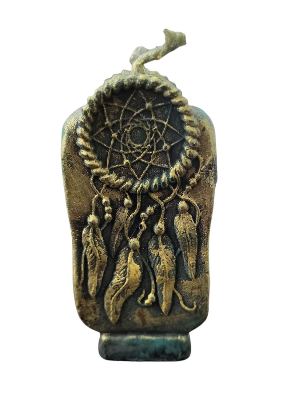 Свеча для защиты во время сна, оберег "Ловец снов" черная No Brand (330827385)