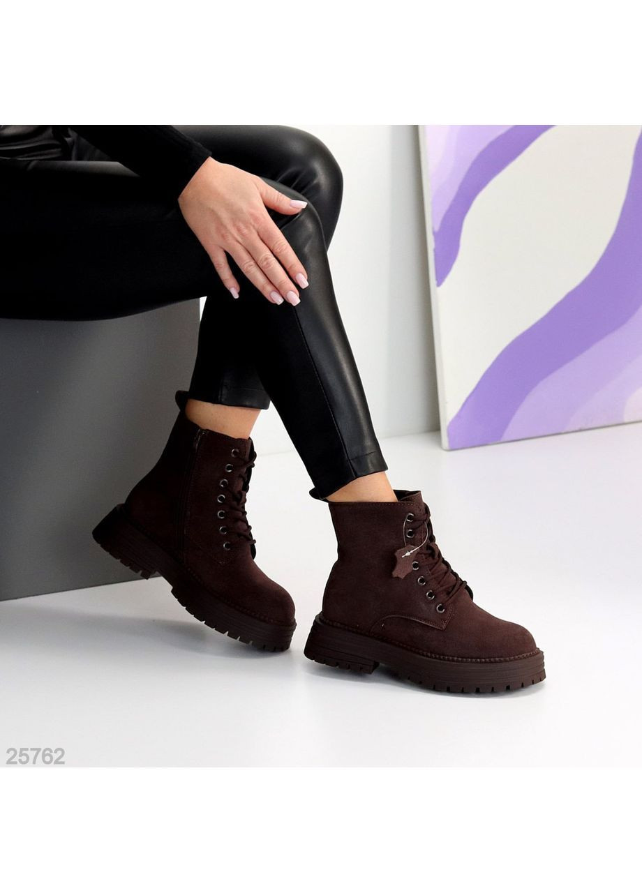 Зимние зимние ботинки Helen из натуральной замши