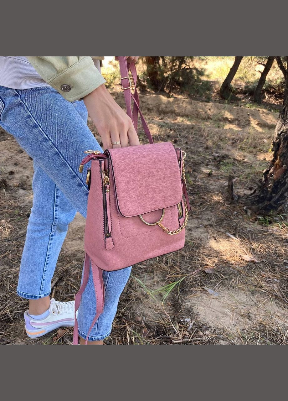 Якісний жіночий рюкзак сумка Рожевий(BRT) Brettani (336552065)
