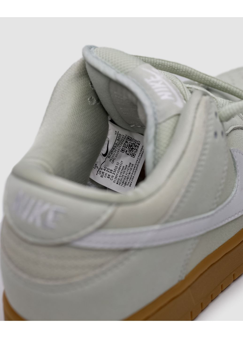 КРОСІВКИ ЖІНОЧІ NIKE SB DUNK LOW ISLAND GREEN GUM НАЙК СБ ДАНК No Brand сірі демісезони (367168559)