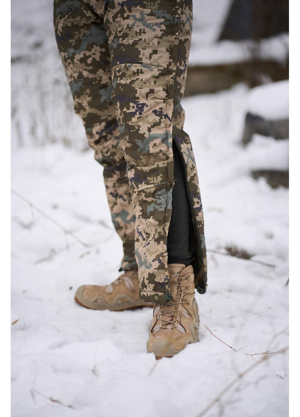 Зимовий військовий тактичний костюм “Terra Warm” під ЗСУ / ТРО / НГУ (піксель) Softshell, Slimtex + подарунок на вибір Intruder