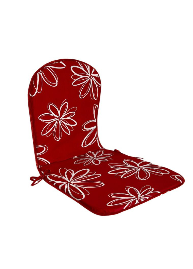 Подушка-матрац на стілець червоний No Brand (324831278)