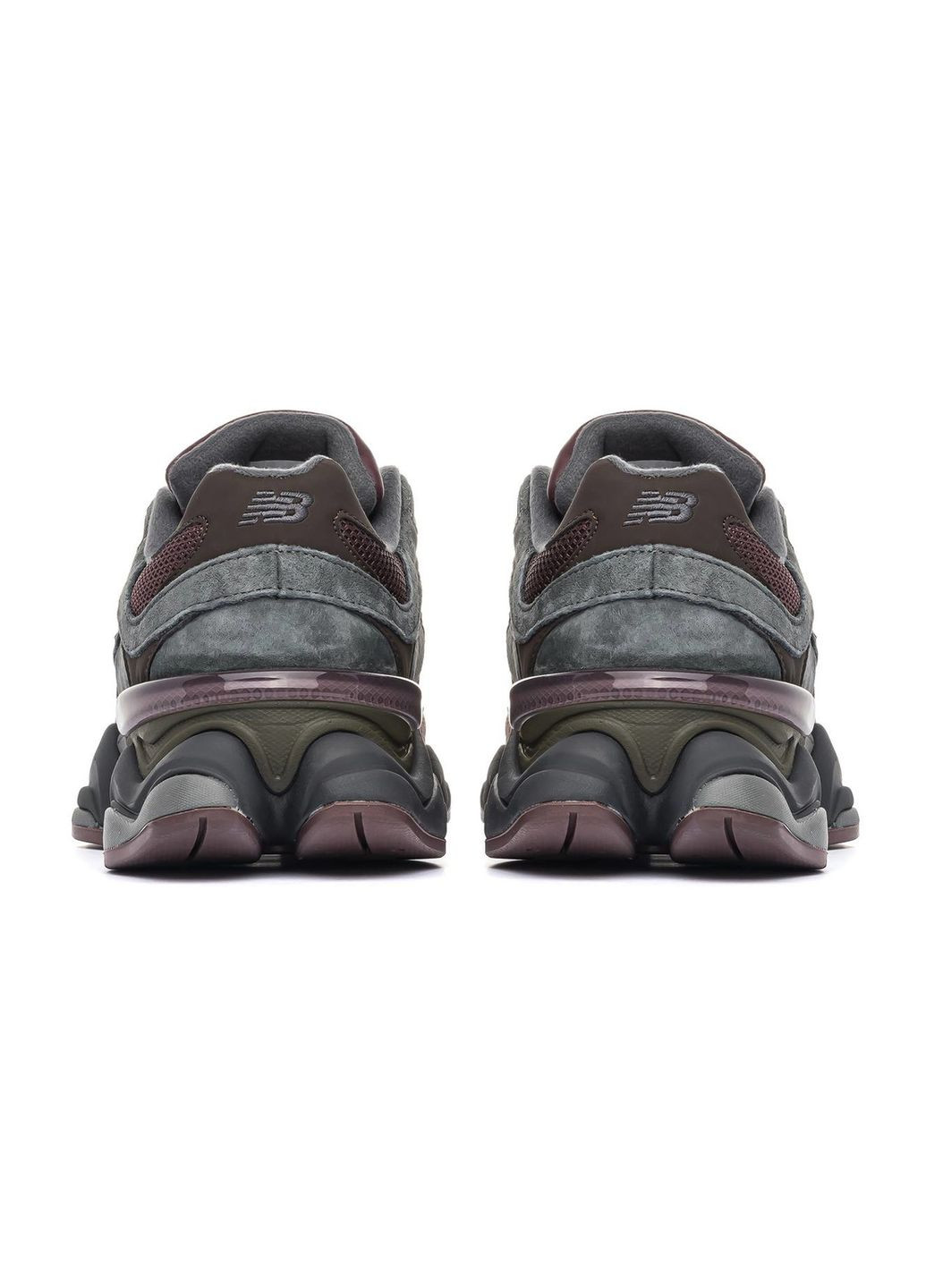 Комбіновані Осінні кросівки чоловічі grey brown, вьетнам New Balance 9060
