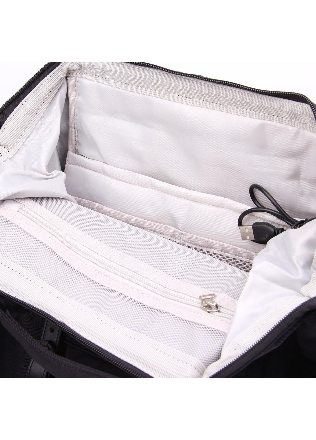 Рюкзак вологостійкий текстиль 19 л 1 відділення 27 × 40 × 17 см 9018 - 05 чорний Himawari (373036029)