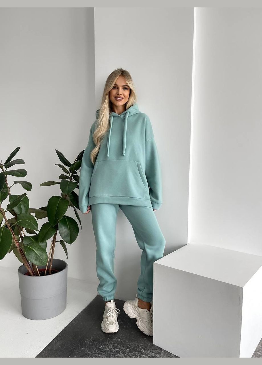 Теплый женский костюм с капюшоном Fashion (303398356)