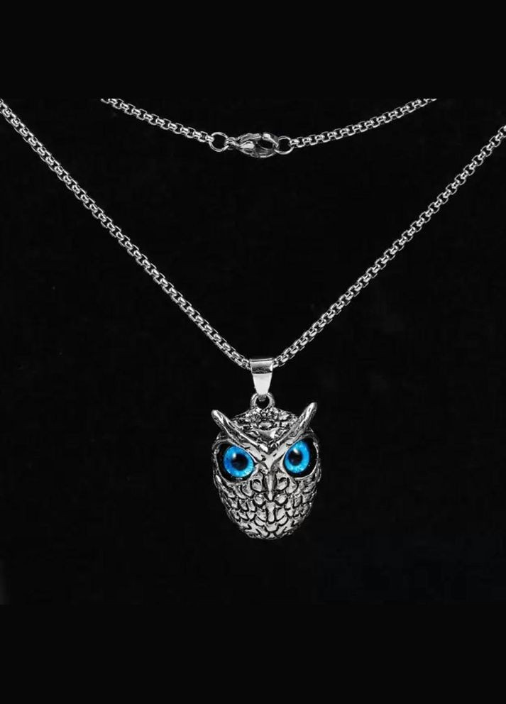 Симпатичний кулон сова з синіми очима (NR0077_1) No Brand (315885427)