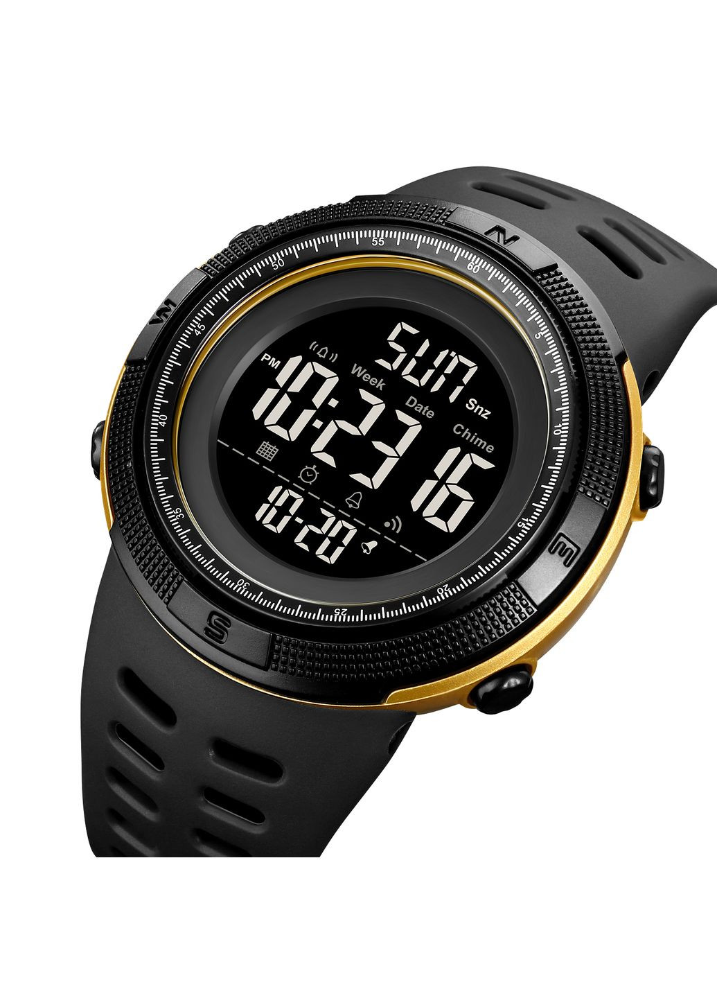 2070BKGD Black-Gold электронный спортивный Skmei (324088983)