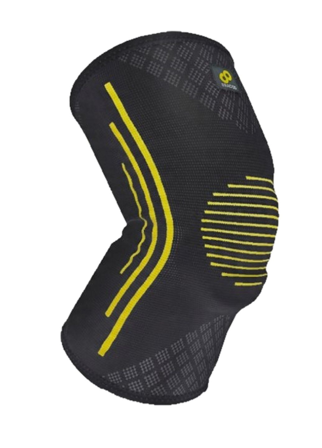 Бандаж наколінник для захисту та розвантаження колінного суглоба для чоловіка KE92 чорний Bracoo (362210123)