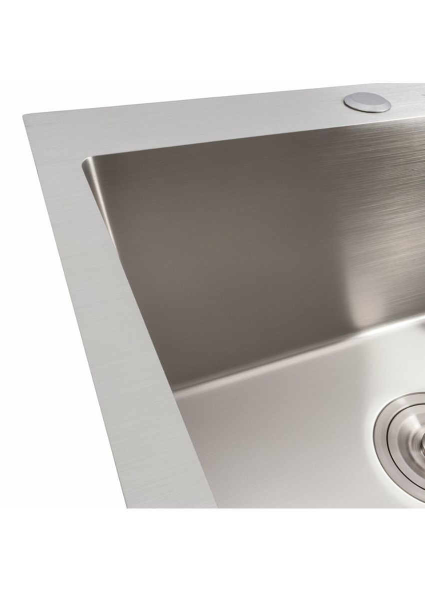 Кухонна мийка 50*50 нержавійка Handmade (товщина 3,0/1,5) Valeso (336938459)