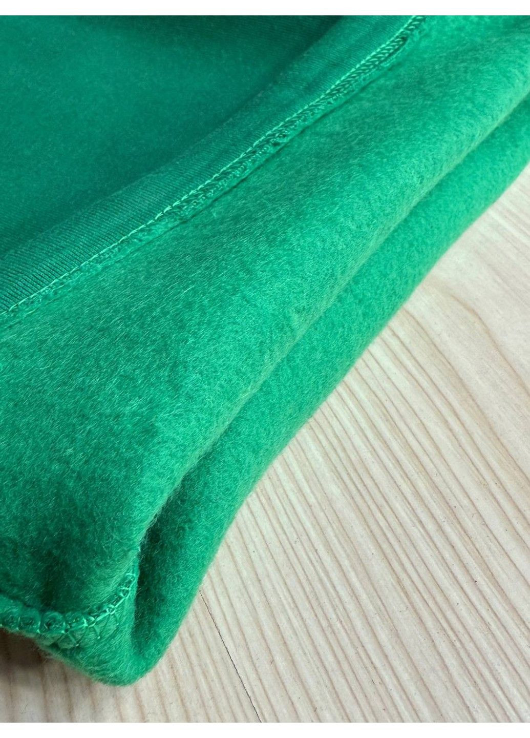 Штаны женские 2236 спортивные кюлоты укороченные на флисе зеленые Olivia (355801377)