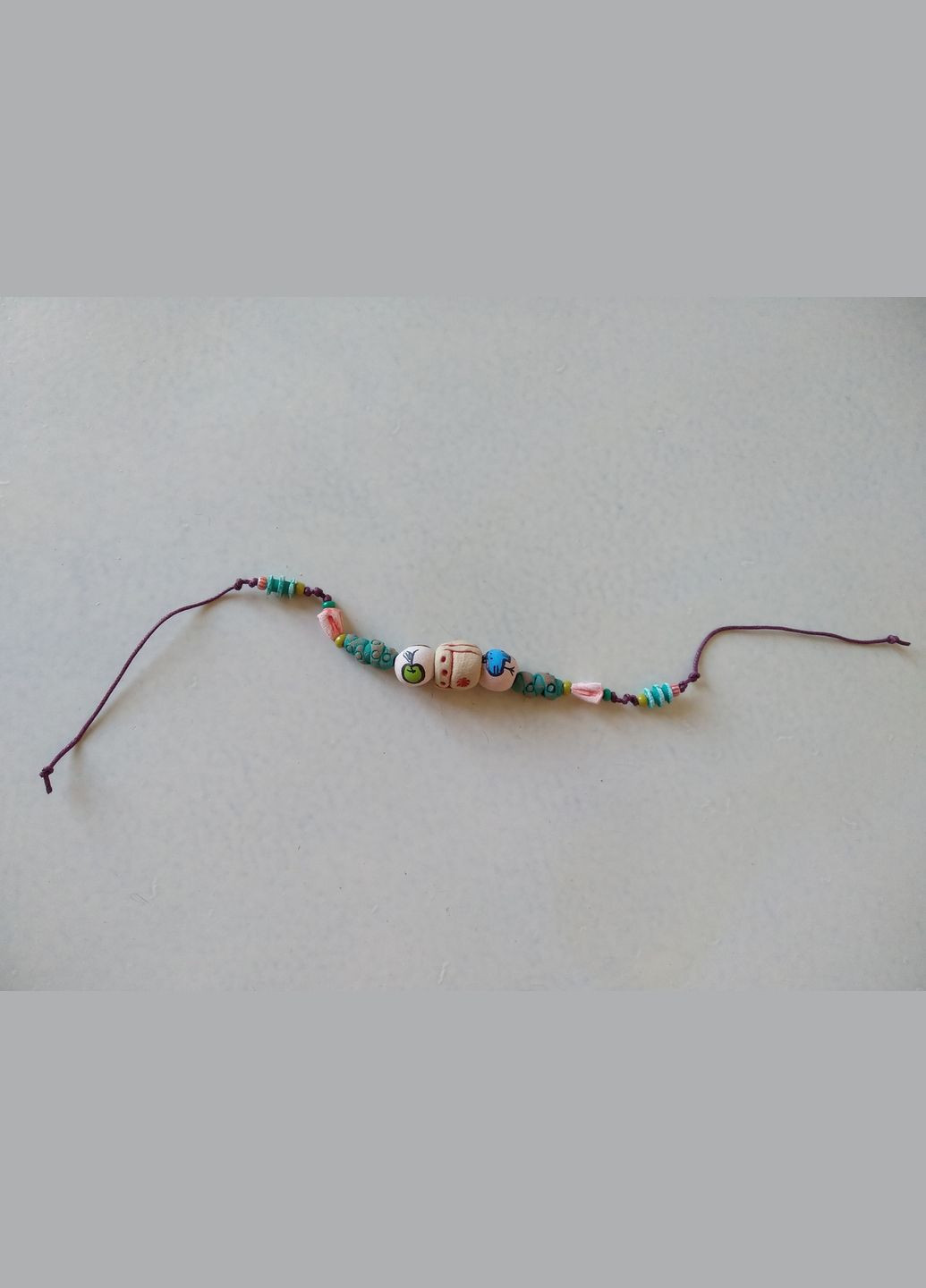 Керамічний браслет ручної роботи №1 Коти&Ангели (302450853)