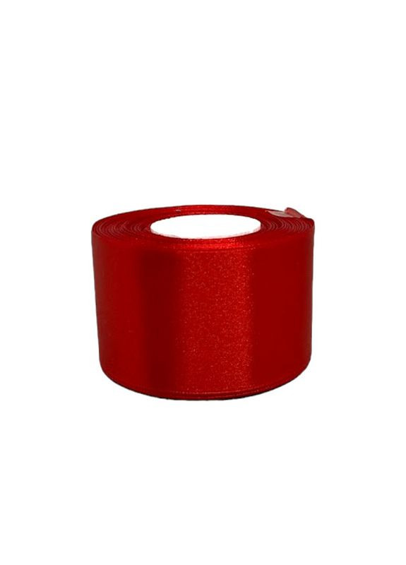 Атласна стрічка для рукоділля АБ-510, 5 см x 23 м, Червоний Bambi (372201174)