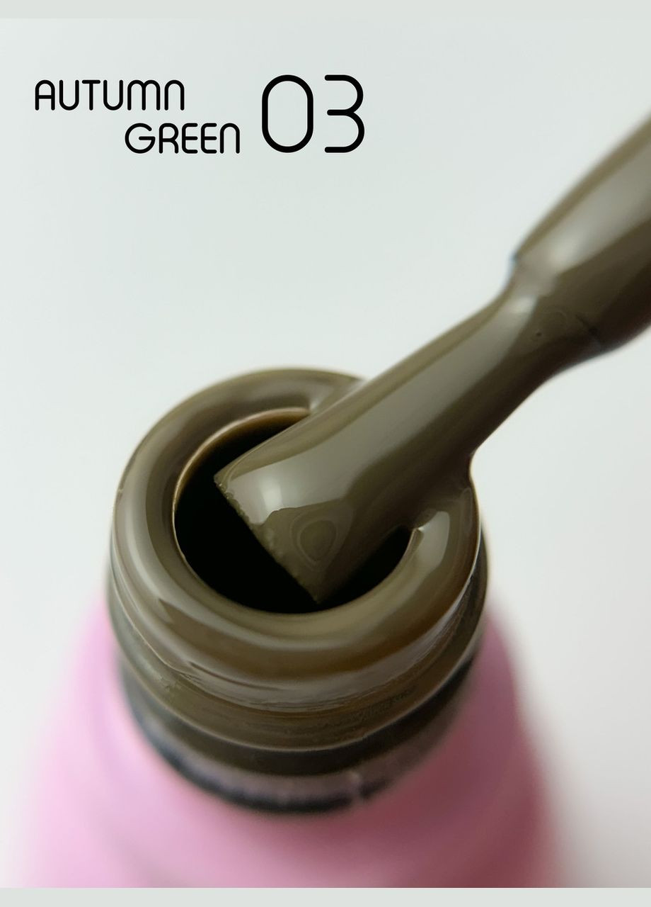 Гель-лак Toki-Toki Autumn Green №03, 5ml Toki Toki (308249695)