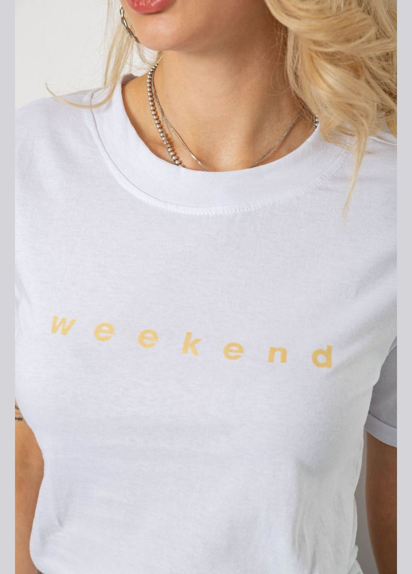 Футболка жіноча з принтом Ager 238R57378-1 - (329694030)