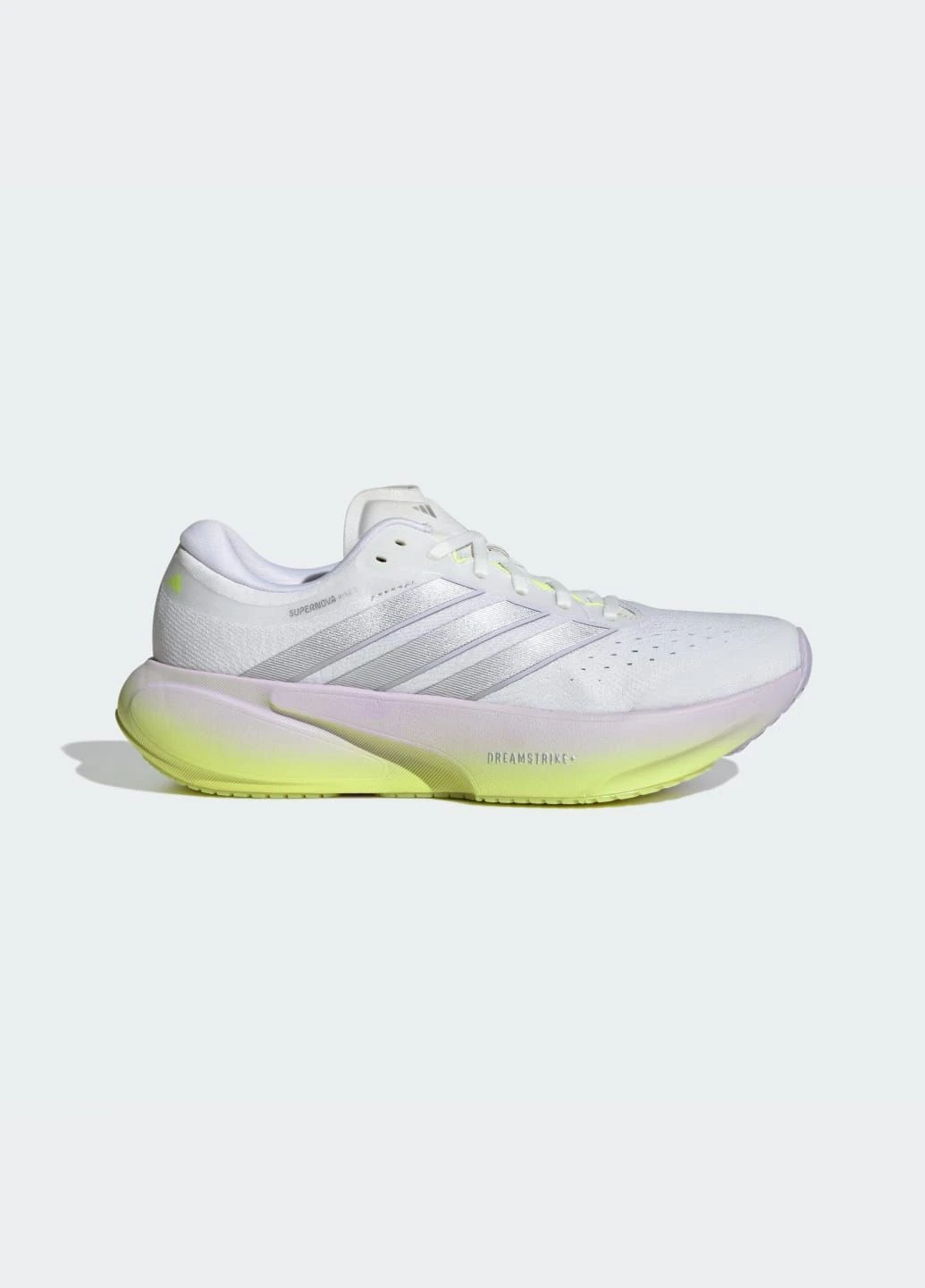 Кроссовки SUPERNOVA RISE 3 RUNNING adidas белые всесезоны (397060574)
