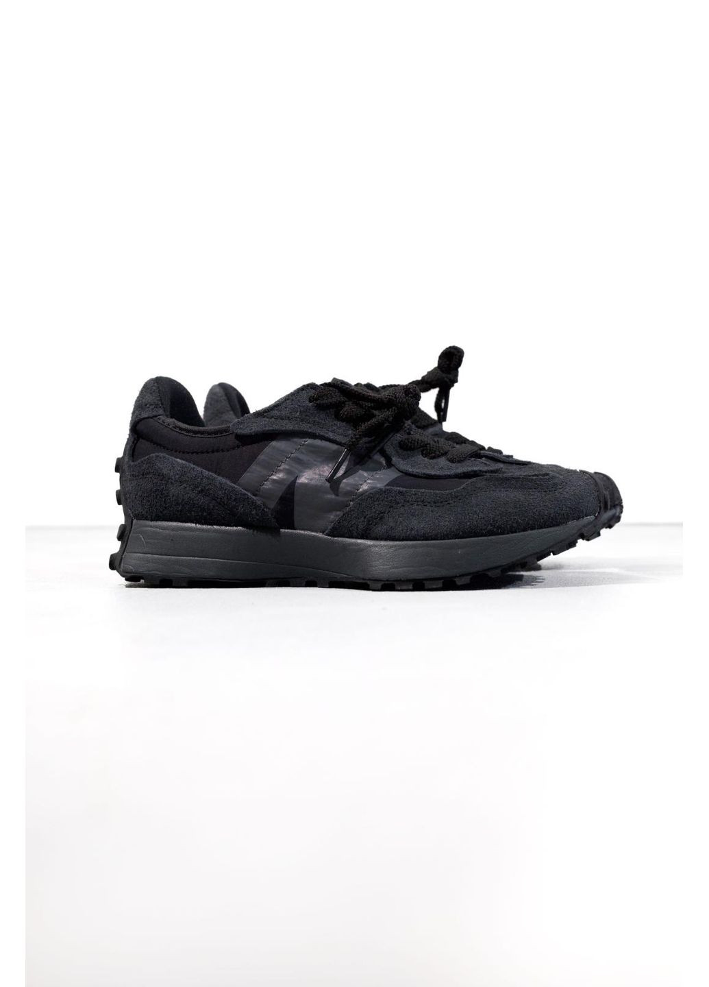 КРОССОВКИ ЖЕНСКИЕ NEW BALANCE 327 TRIPLE BLACK НЬЮ БЕЛАНС 327 No Brand чёрные демисезоны (367172834)