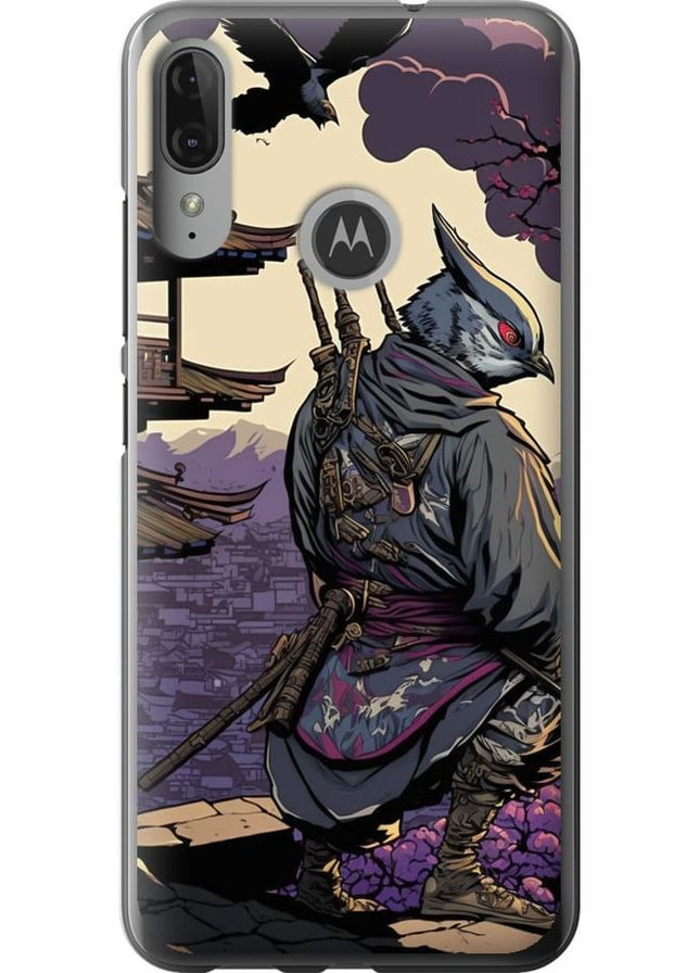 Силіконовий чохол 'Птах воїн' для Endorphone Motorola Moto E6 Plus (278079592)