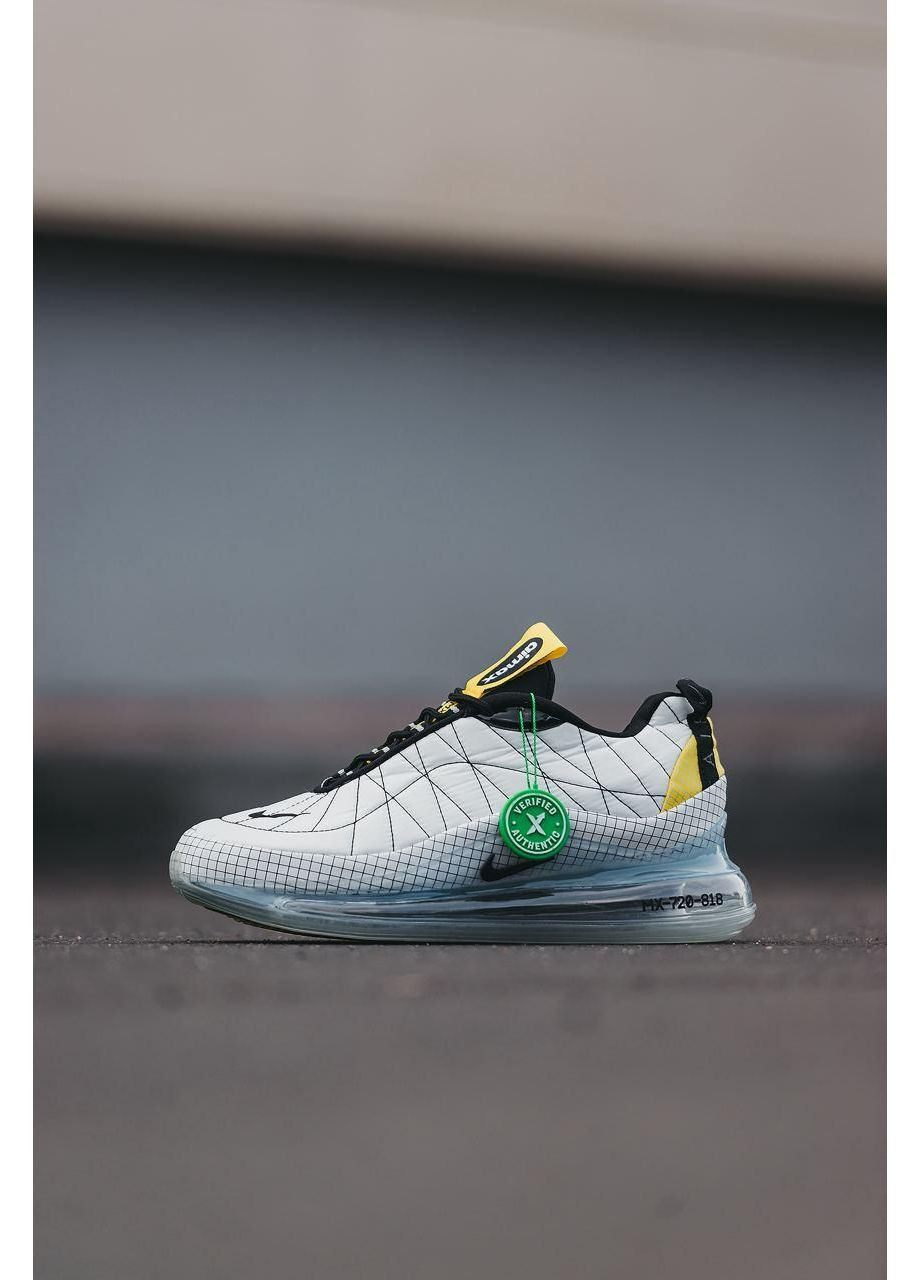 Білі Осінні кросівки чоловічі nike air max 720 white yellow найк аір макс 720 No Brand