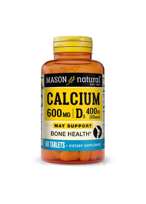 Calcium 600 mg Plus Vitamin D3 60 Tabs Mason Natural (288050774)