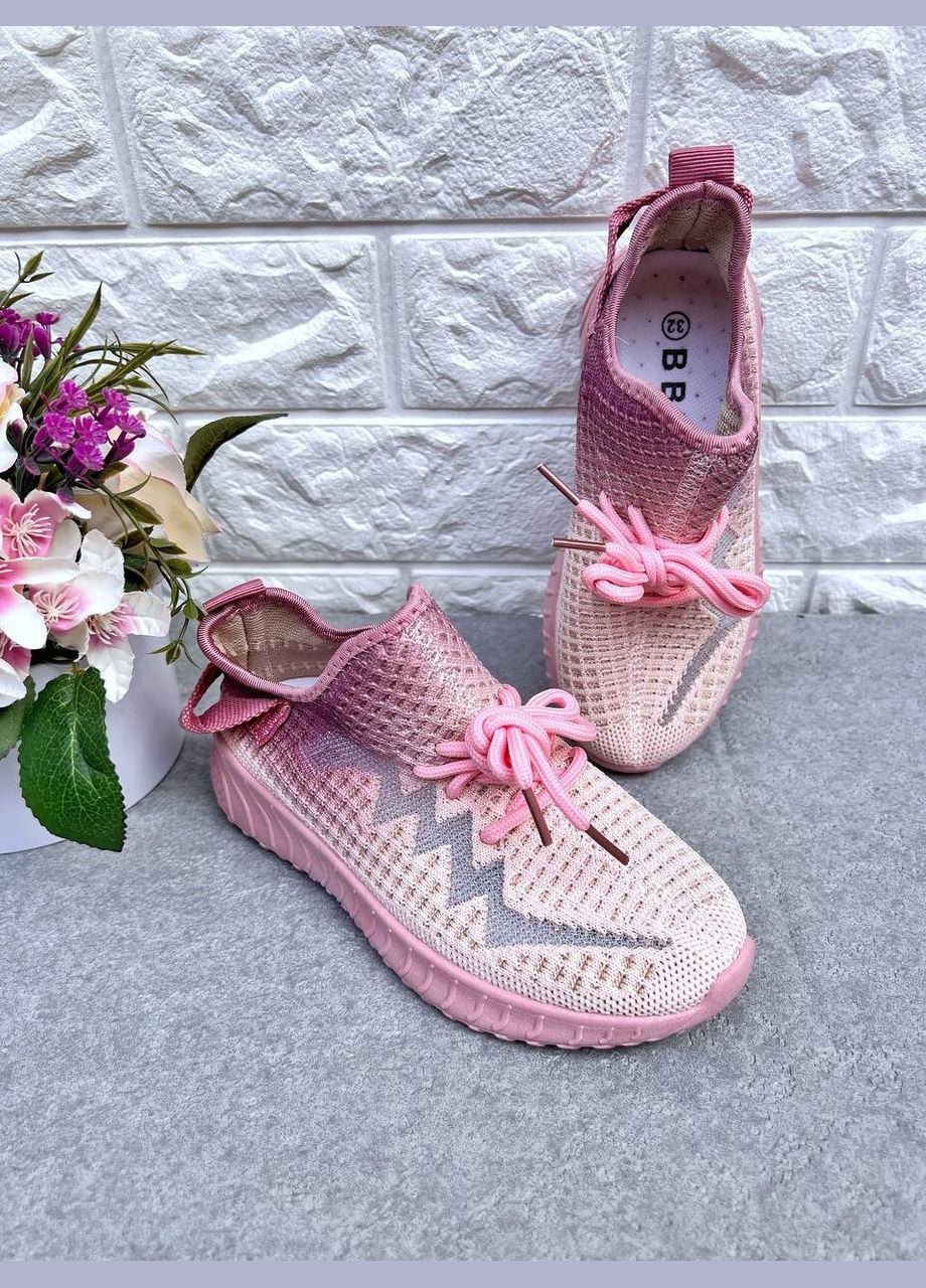 Розовые кроссовки для девочки clibee f8 31 19,5 см розовый кв0478-0 ВВТ