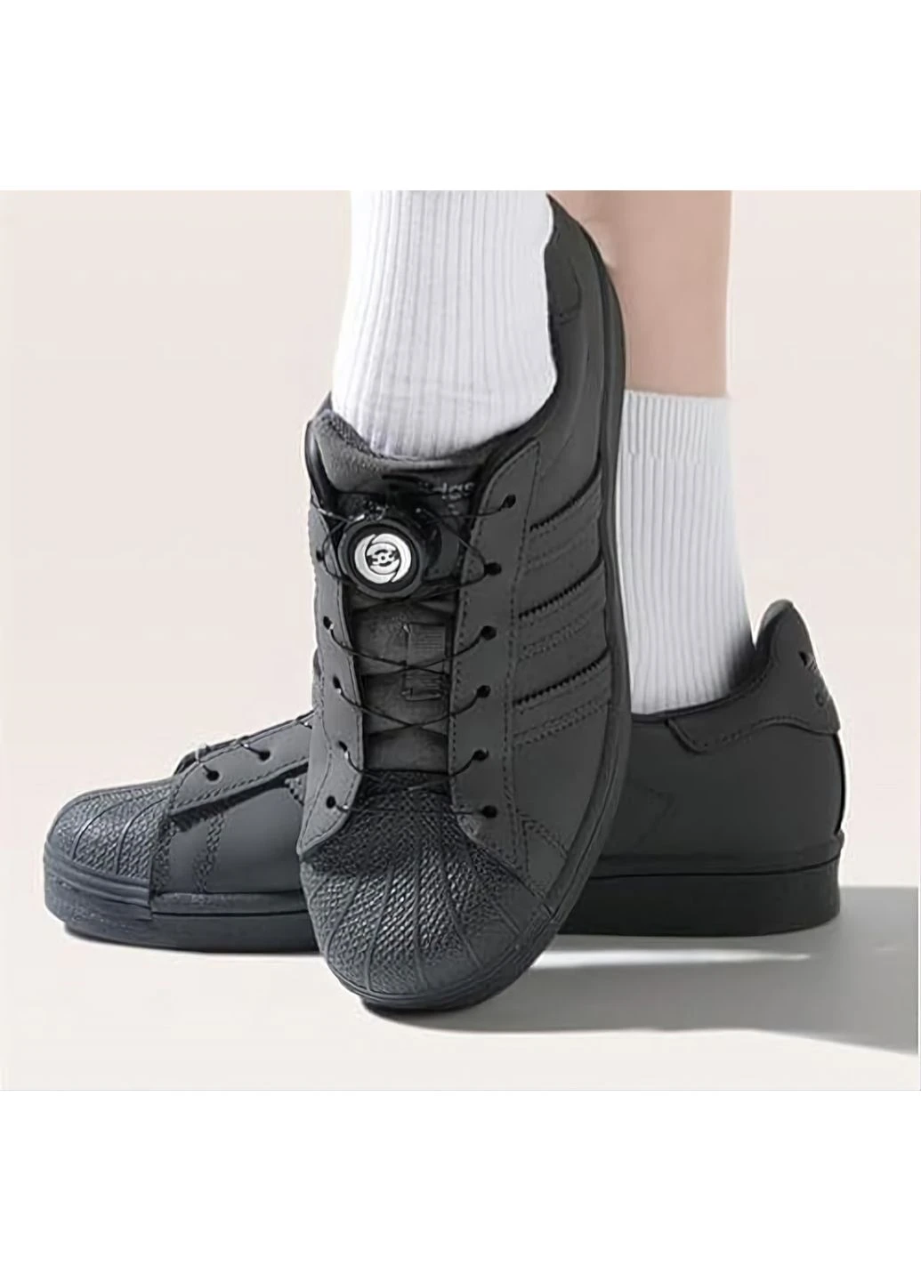 Шнурки с поворотной пряжкой Automatic Laces Star W Black на системе BOA 120 см No Brand (326066002)