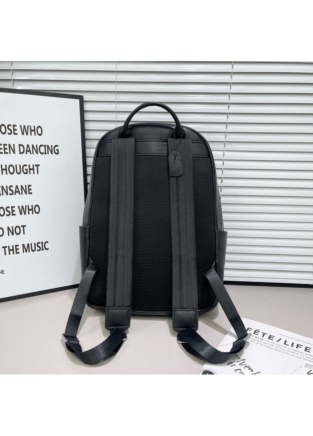 Натуральная кожа рюкзак мужской Qvant 23009 - Черный Tiding Чоловічі шкіряні рюкзаки (366889772)