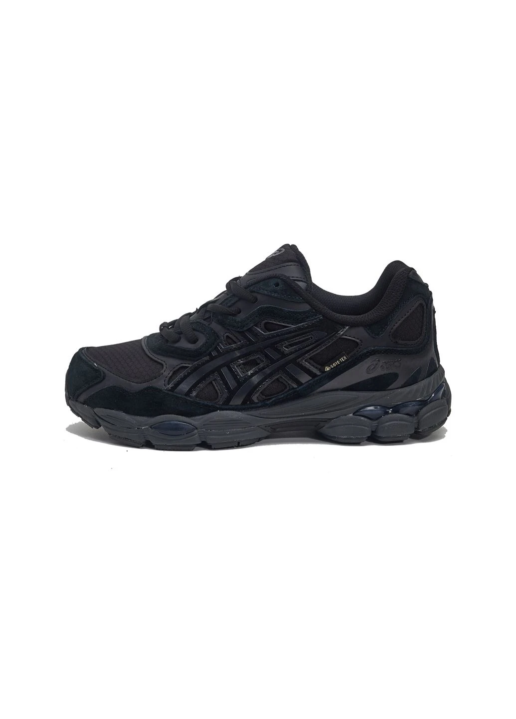 Чорні літні кросівки asics gel-nyc gore-tex triple black асікс гель нюк No Brand