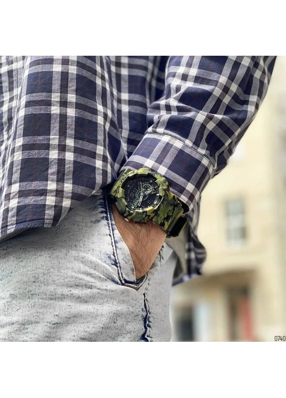 Наручний годинник 1688 Green-Black Military Skmei (377738106)