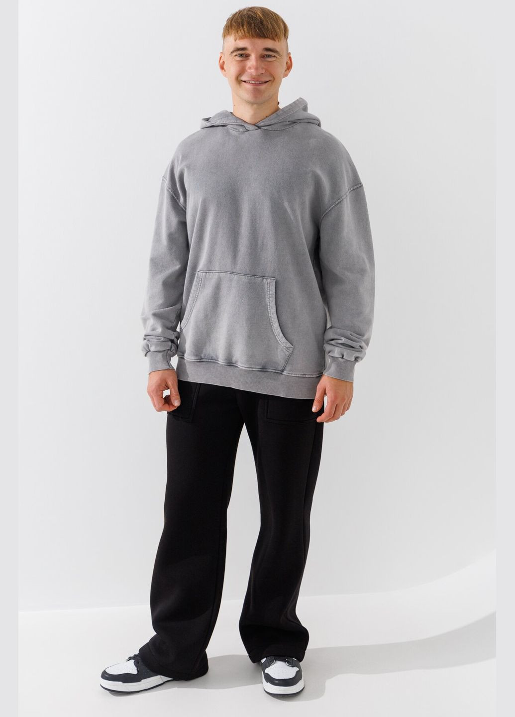 Черные кэжуал демисезонные брюки No Brand