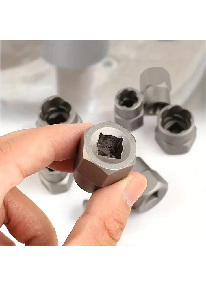 Набор для удаления поврежденных болтов и гаек RIAS Nut & Bolt Extractor 14 предметов (3_08094) No Brand (395877125)
