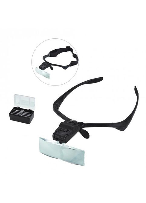 Бинокуляр очки бинокулярные со светодиодной подсветкой 9892B MDR No Brand (371794181)