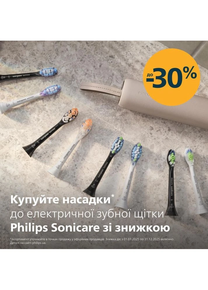 Насадка для електричної щітки Sonicare A3 Premium All-in-One Black HX9094/88 Philips (377887210)