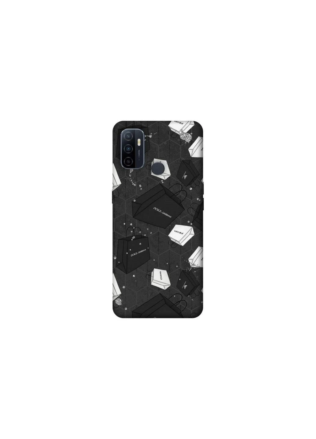 Чехол на Oppo A53 / A32 / A33 Fashion collage ver.3 Frontalka (382299774)