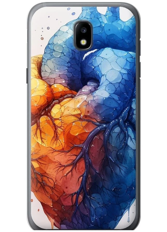 2D пластиковый чехол 'Арт-сердце' для Samsung Galaxy J5 J530 (2017) Endorphone Samsung Galaxy J5 J530 (2017) (285111755)
