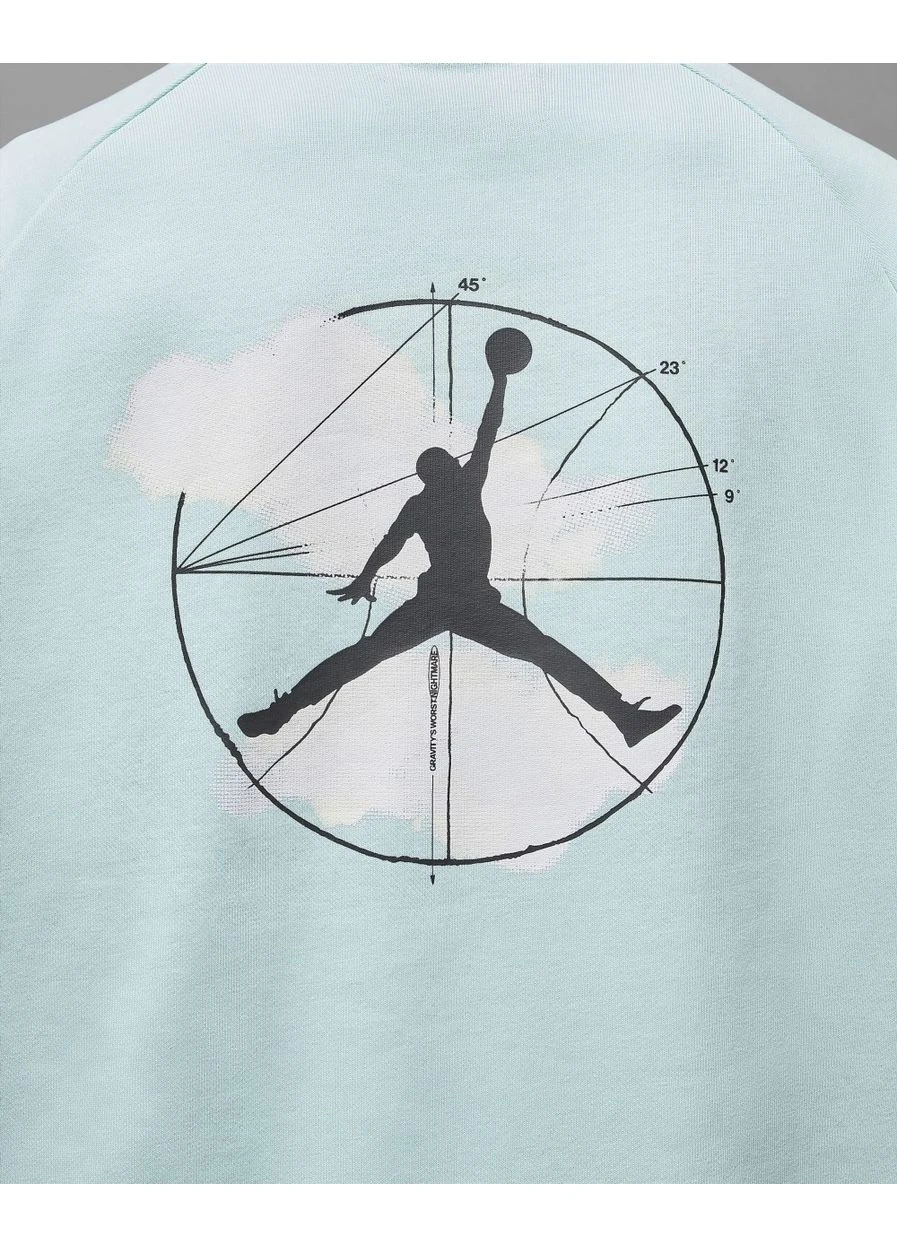 Худі Dri-Fit Sport Graphic Fleece Pullover Hoodie Light Blue FQ6808-346 Air Jordan (399409928)