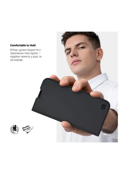 Чохол до мобільного телефона (ARM89033) ArmorStandart OneFold Case Motorola G06 4G Black (380506919)