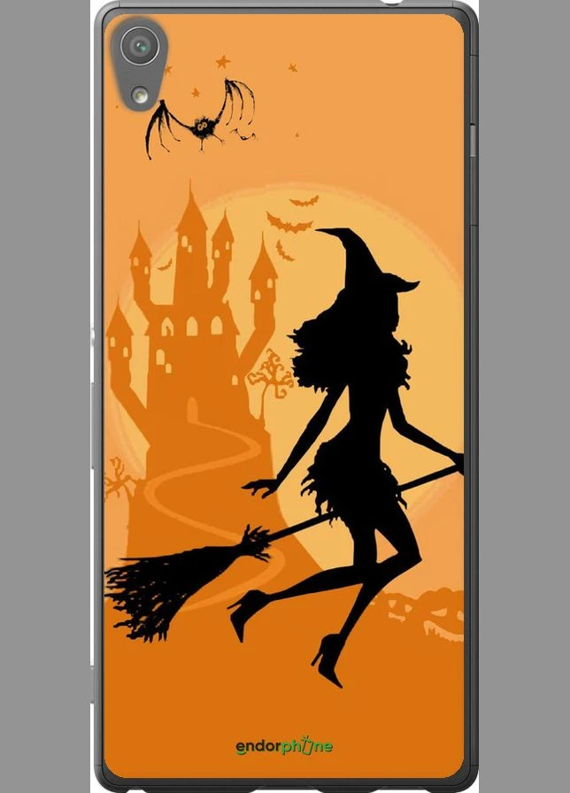 Чехол на Sony Xperia XA Ultra Dual F3212 Ведьма на метле "1184u-391-70447" Endorphone (365732363)