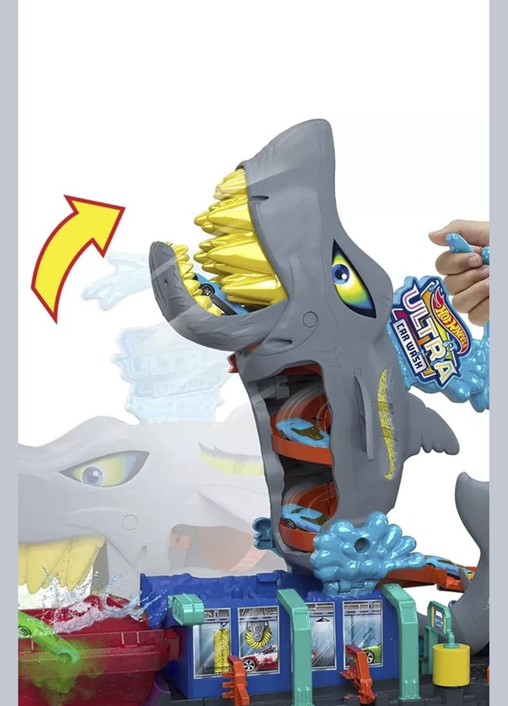 Игровой набор "Автомойка: Суперакула" цвет разноцветный ЦБ-00265111 Hot Wheels (307904648)