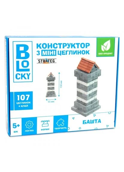 Игровой набор Blockly Башня 31022 Strateg (393723444)