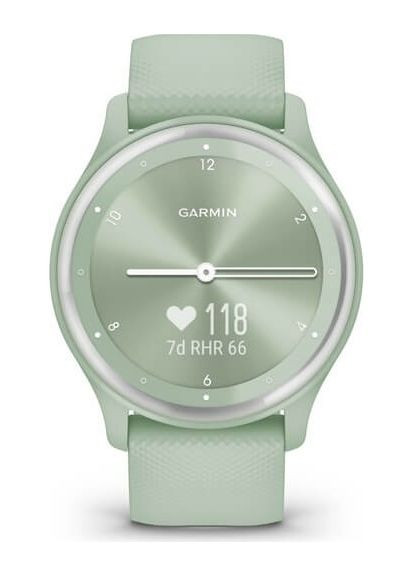 Смарт-часы Vivomove Sport Cool Mint Case and S. Band w. Silver Accents (010-02566-03) Garmin (361852155)