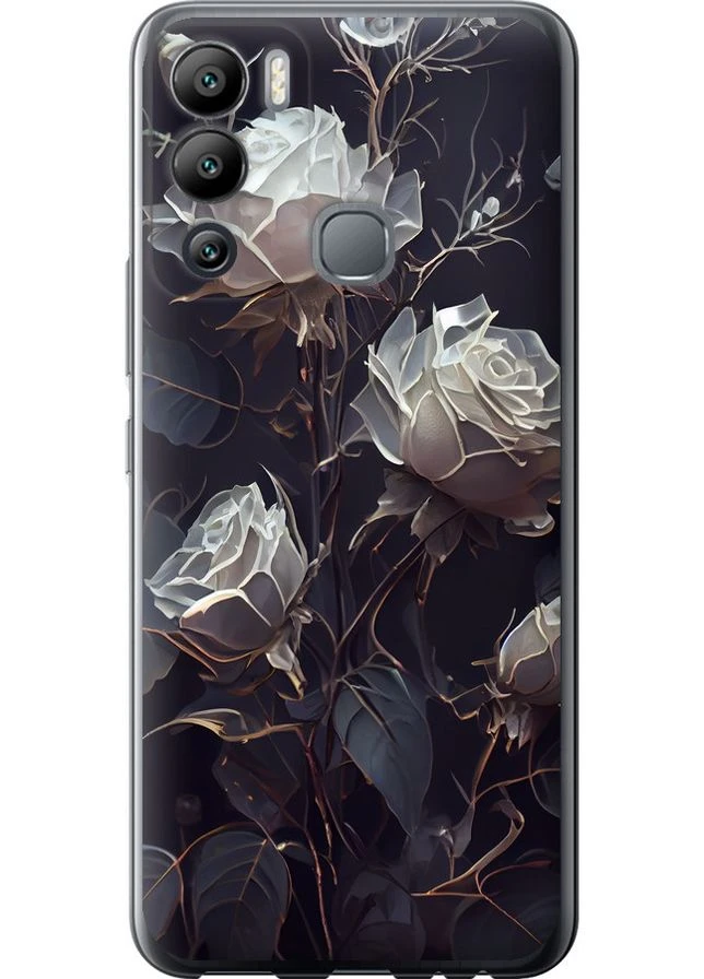 Силіконовий чохол 'Троянди 2' для Endorphone Infinix Hot 12i (258173489)