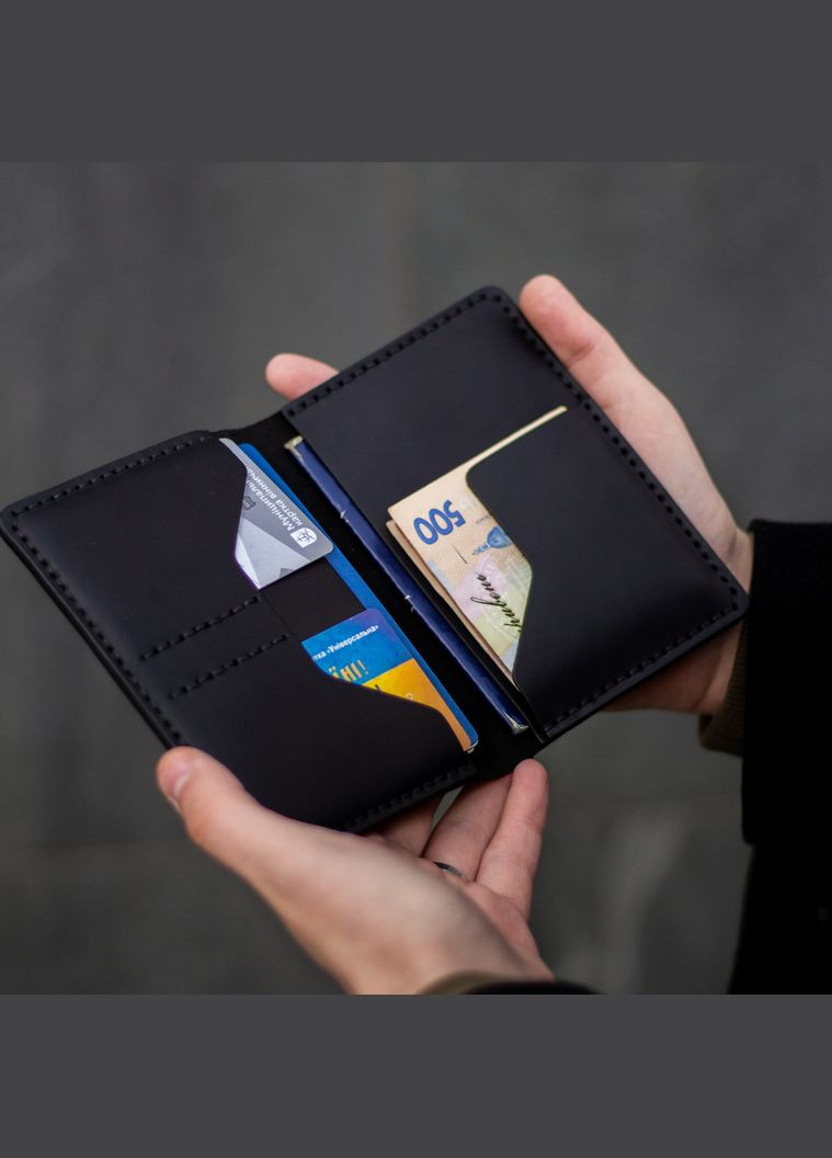 Портмоне для документів, чорний колір SD Leather (267230690)