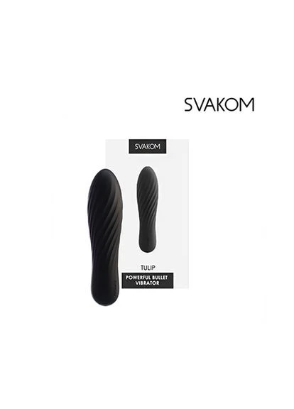 Вибропуля TULIP VIBRATOR BLACK, Svakom (297132327)
