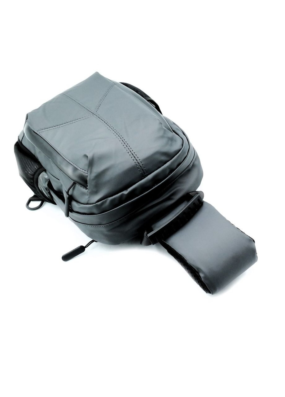 Сумка-слинг Серая водонепроницаемая через плечо для женщин и мужчин повседневная дорожная ProDobro (364671846)