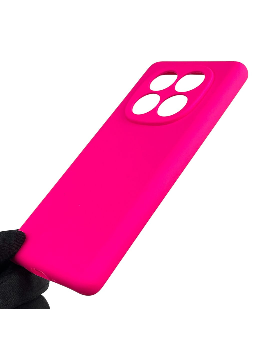 Чехол для Redmi Note 14 Pro 5G силиконовый с микрофиброй на сяоми редми нот 14 про 5г малиновый Xiaomi (366232555)