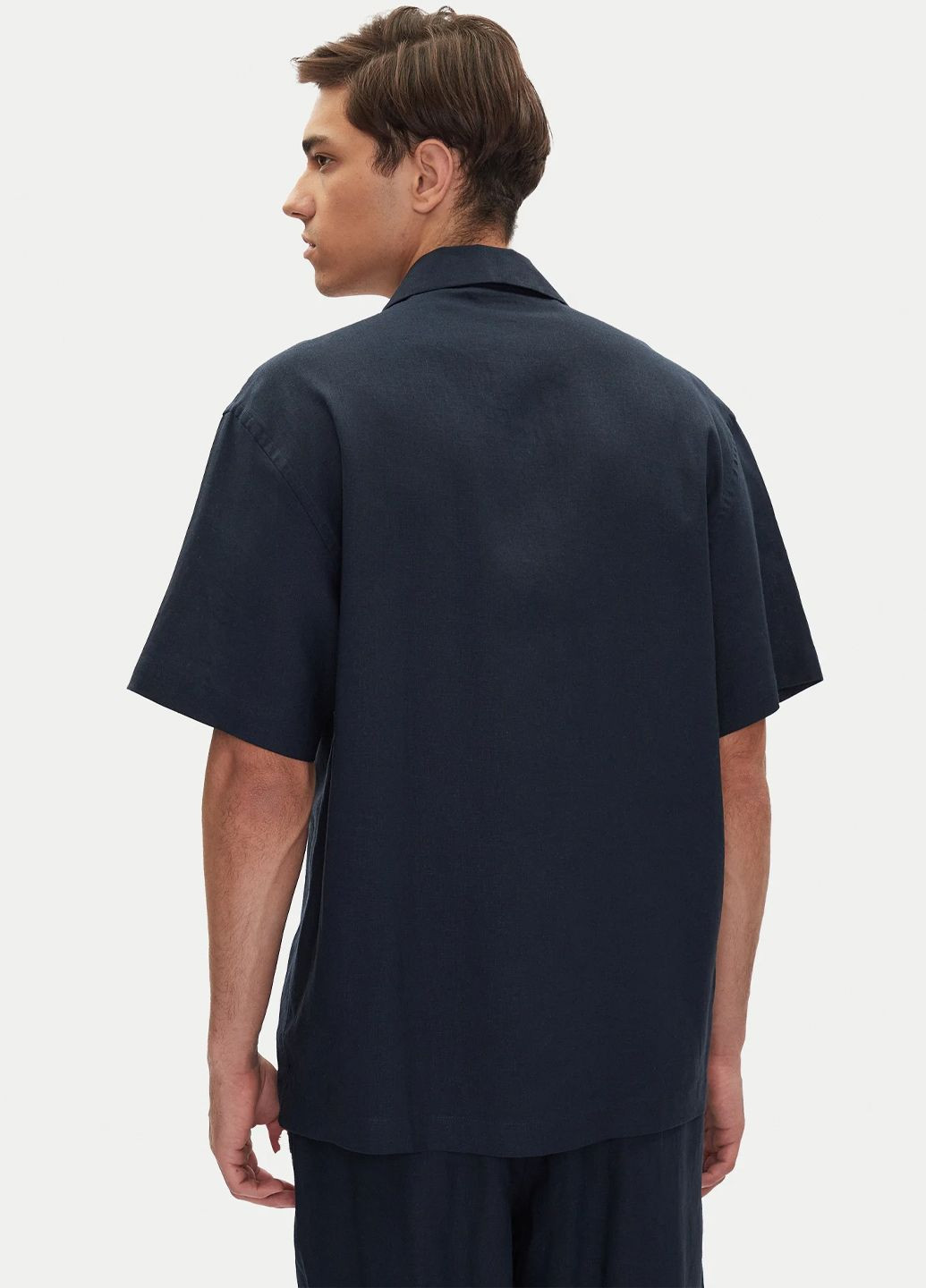 Синяя рубашка Emporio Armani