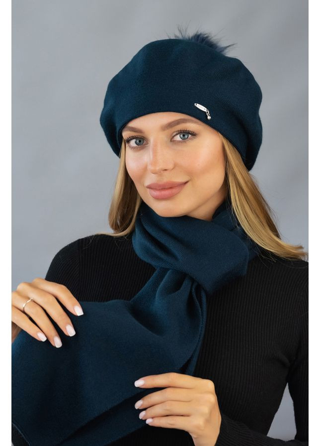 Жіночий комплект бере на флісі та шарф Ляманта Braxton (360506789)